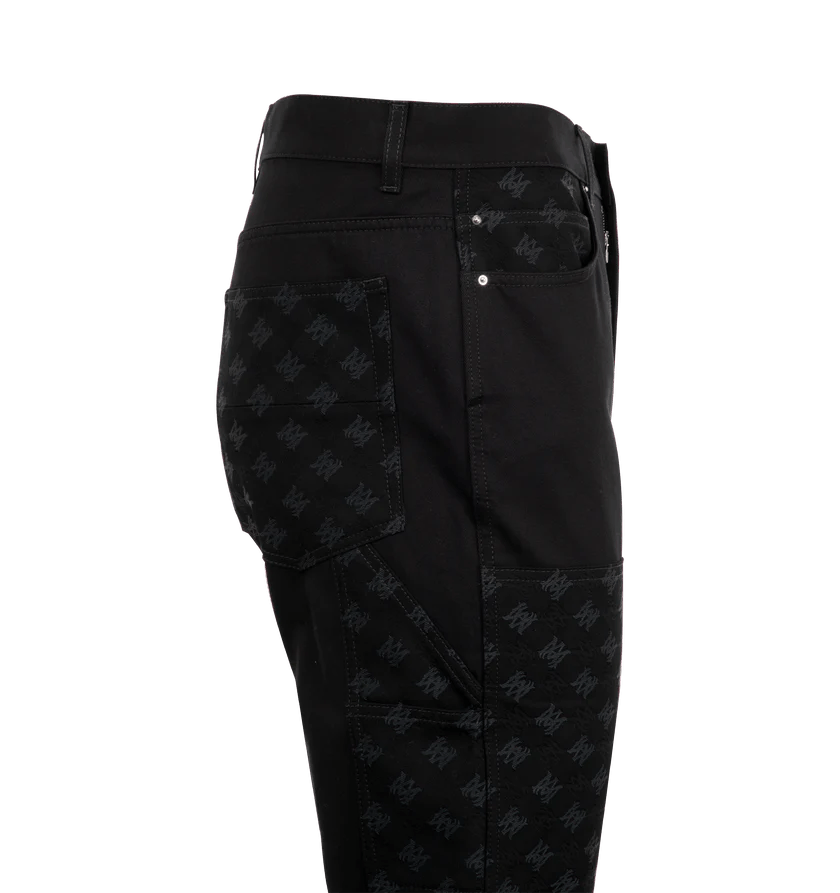 Amiri o1h1sh10525 Ma Jacquard Carpenter Pant in Black Size US 32 / EU 48 - 3 Thumbnail