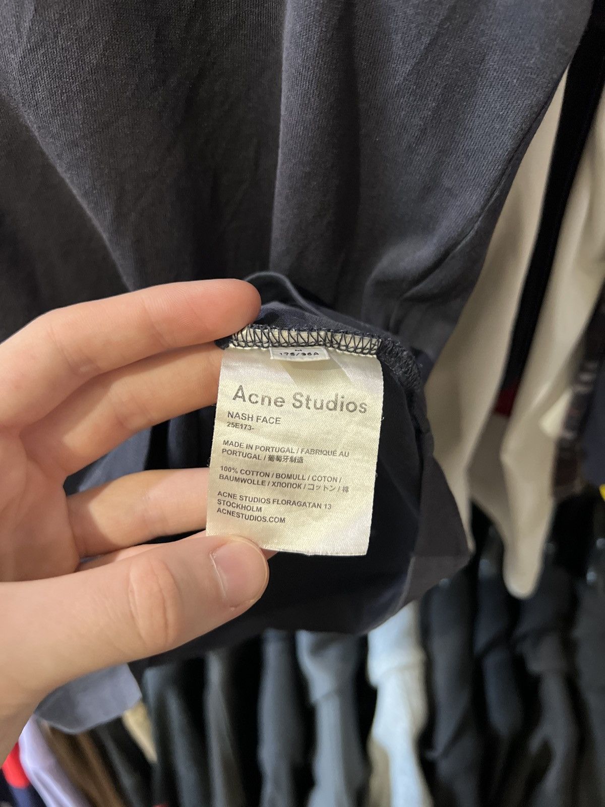 Acne Studios VINTAGE ACNE STUDIOS NASH FACE BLANK LOGO BLUE T SHIRT Size US M / EU 48-50 / 2 - 9 Thumbnail