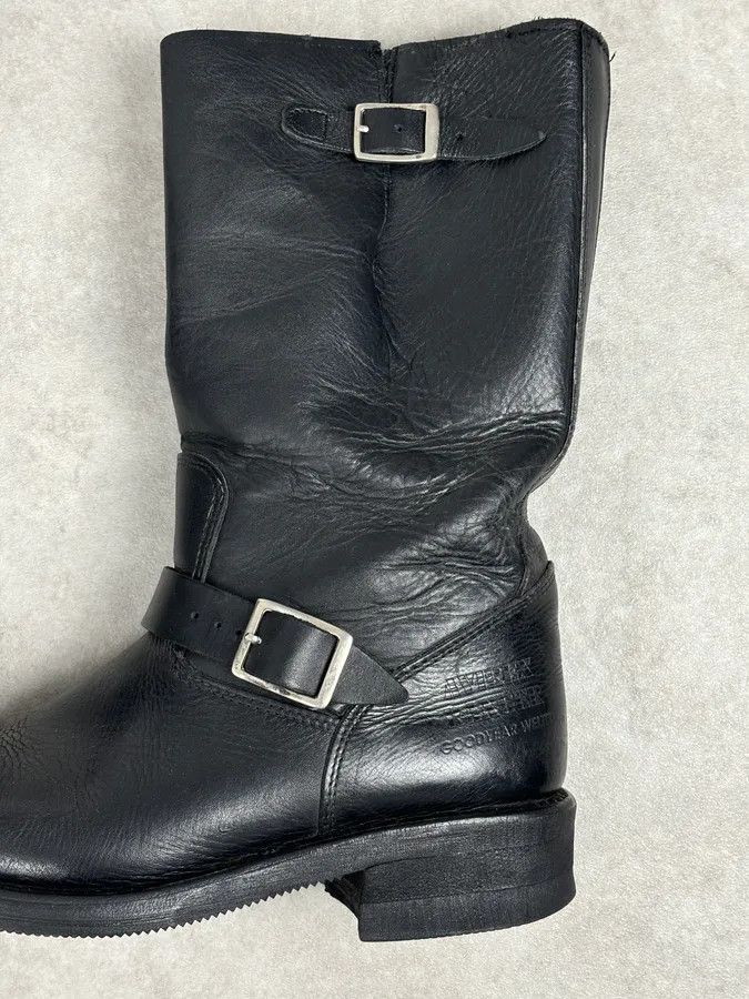 Avirex Avirex Black Leather Engineer Boots Size US 10 / EU 43 - 11 Thumbnail