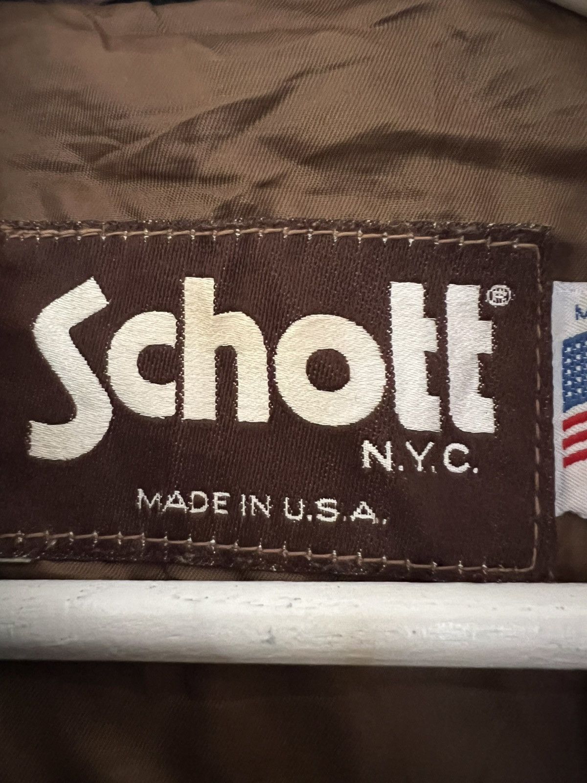 Schott Vintage Schott Leather Jacket – Iconic USA-Made Biker Style Size US L / EU 52-54 / 3 - 4 Thumbnail
