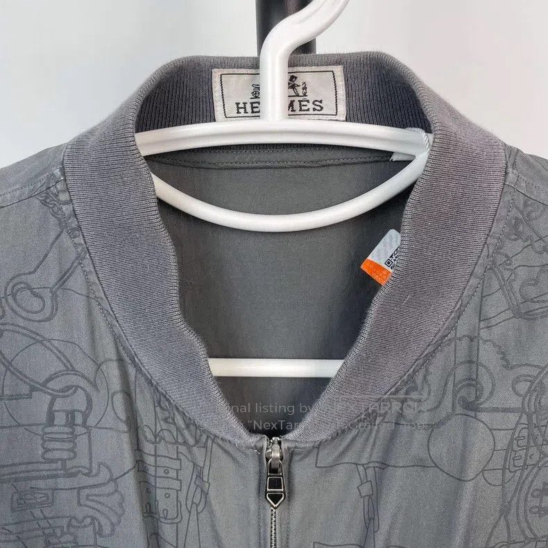 Hermes Hermes size 41 Patterned Secondhand Blue Jacket Size US M / EU 48-50 / 2 - 3 Thumbnail