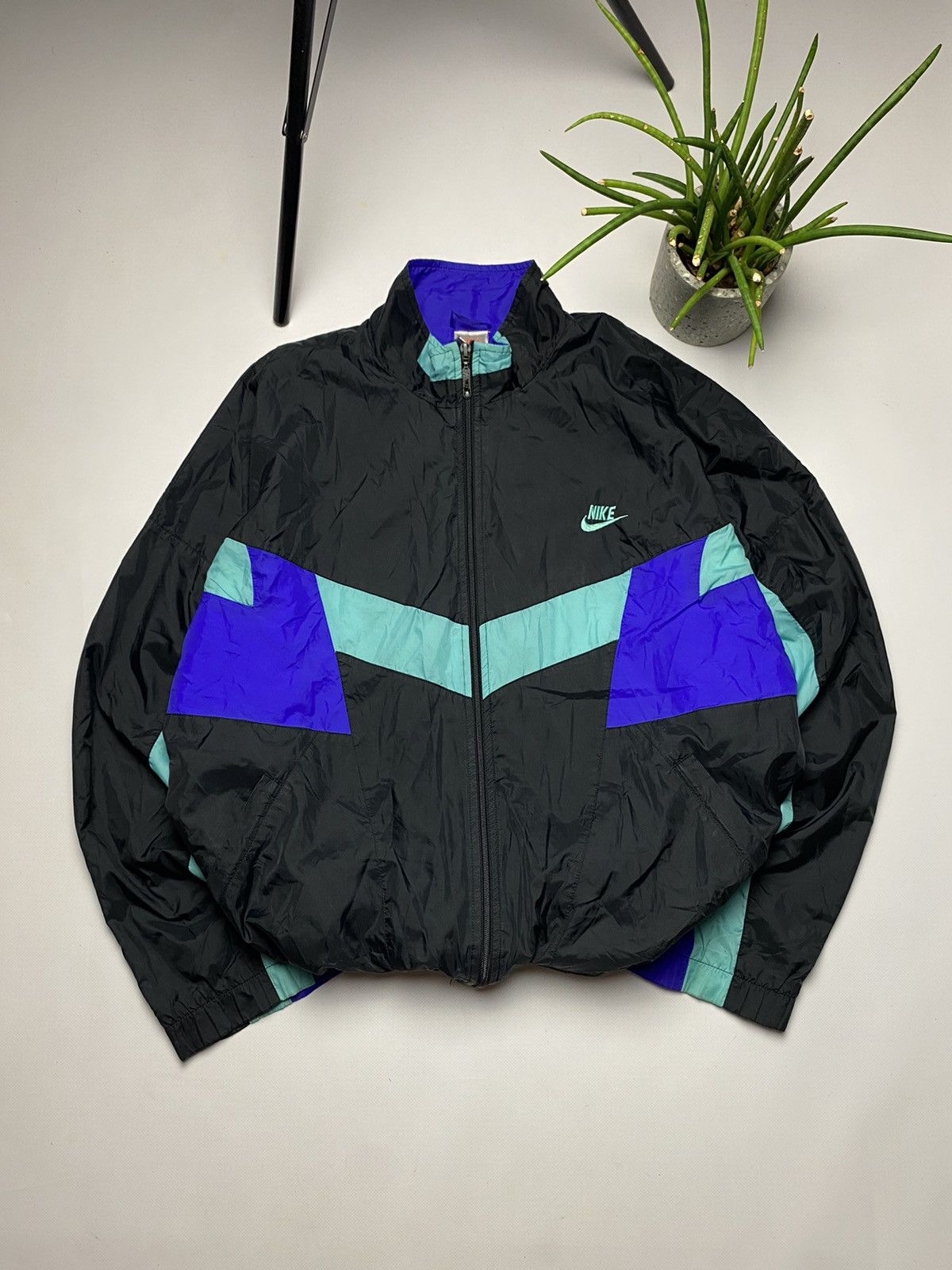 Nike × Vintage Nike vintage very rare jacket y2k Size US L / EU 52-54 / 3 - 1 Thumbnail