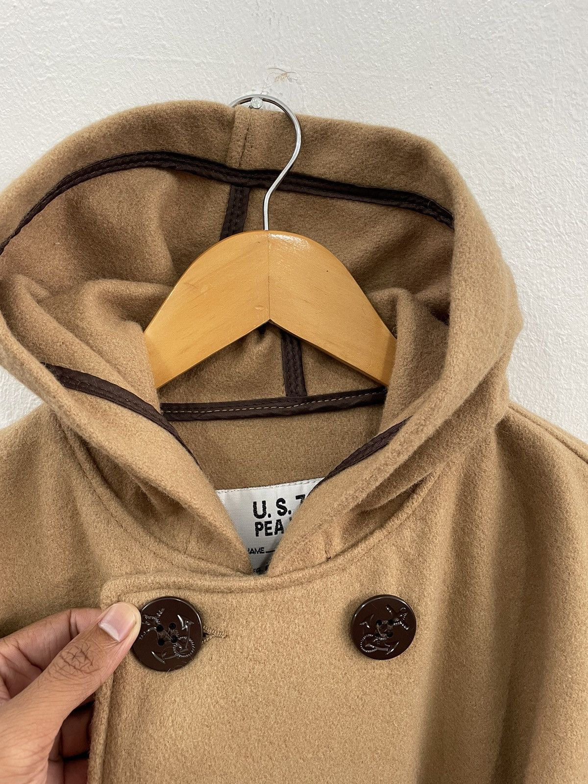 Schott VINTAGE SCHOTT PEA JACKET CAPES WINGBAT CARDIGAN OVERCOAT Size US L / EU 52-54 / 3 - 6 Thumbnail