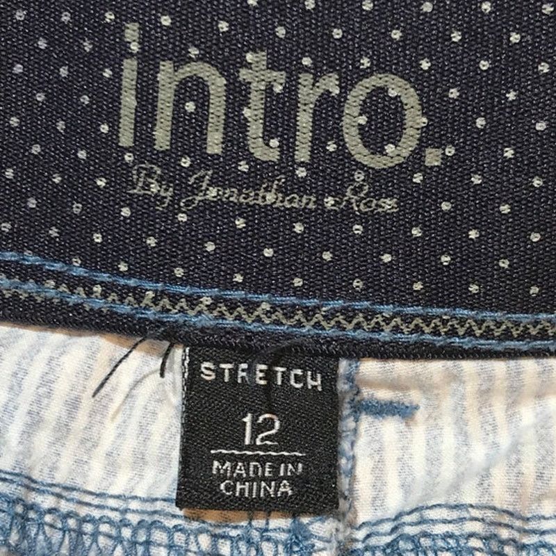 Other Intro by Jonathan Rose Striped Mid Rise Bermuda Shorts 12 Size 34" / US 12 / IT 48 - 3 Thumbnail