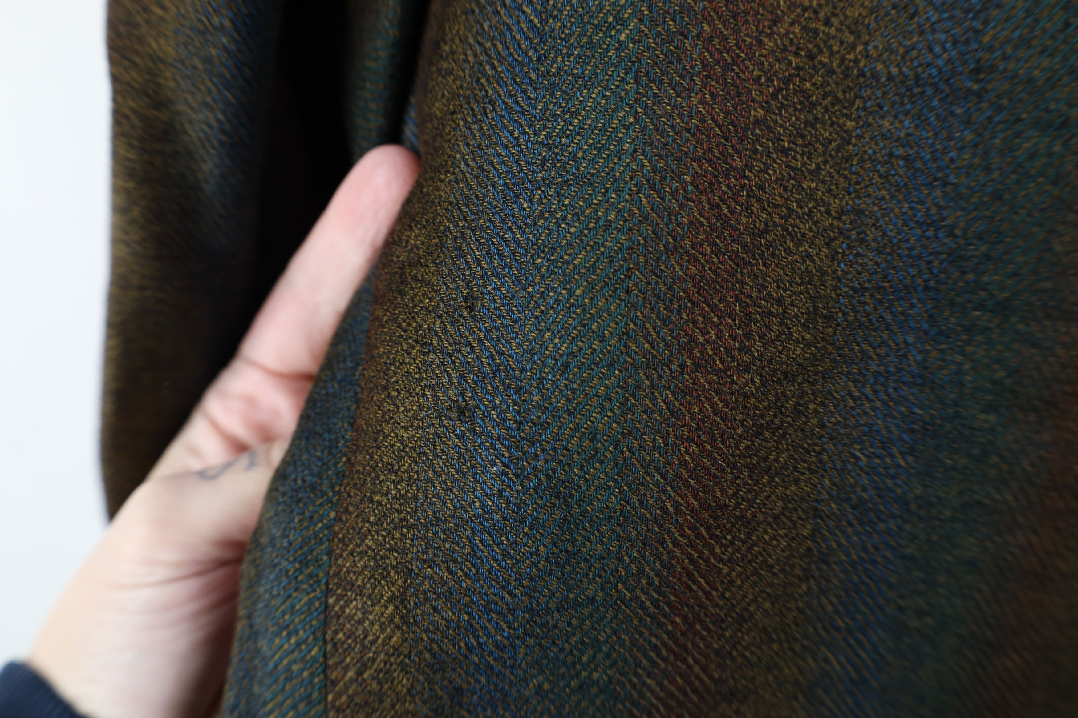 Vintage Vintage 50s Streetwear Striped Wool Blazer Suit Jacket USA Size US L / EU 52-54 / 3 - 6 Thumbnail