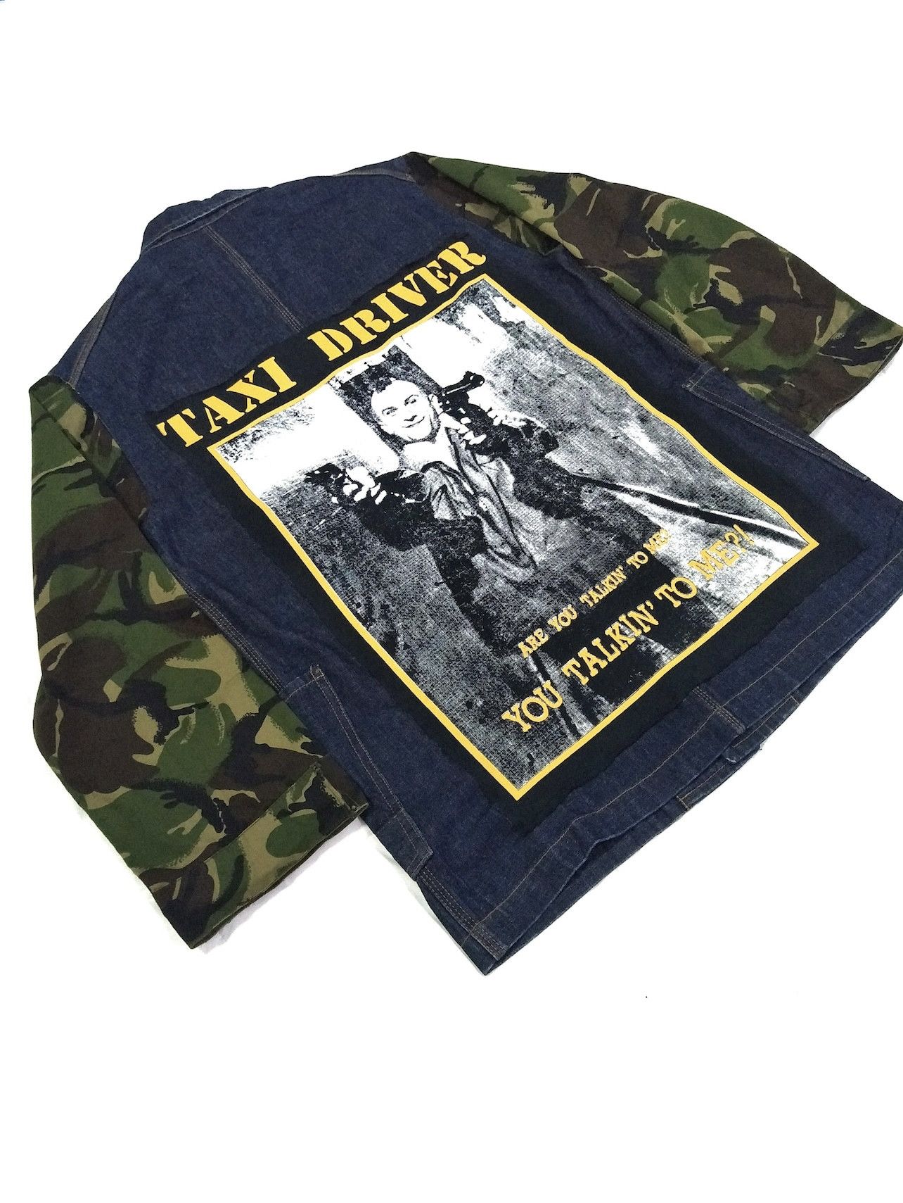 PPFM PPFM Denim Jeans England Camo Sleeve Movies Taxi Driver Size US L / EU 52-54 / 3 - 2 Thumbnail