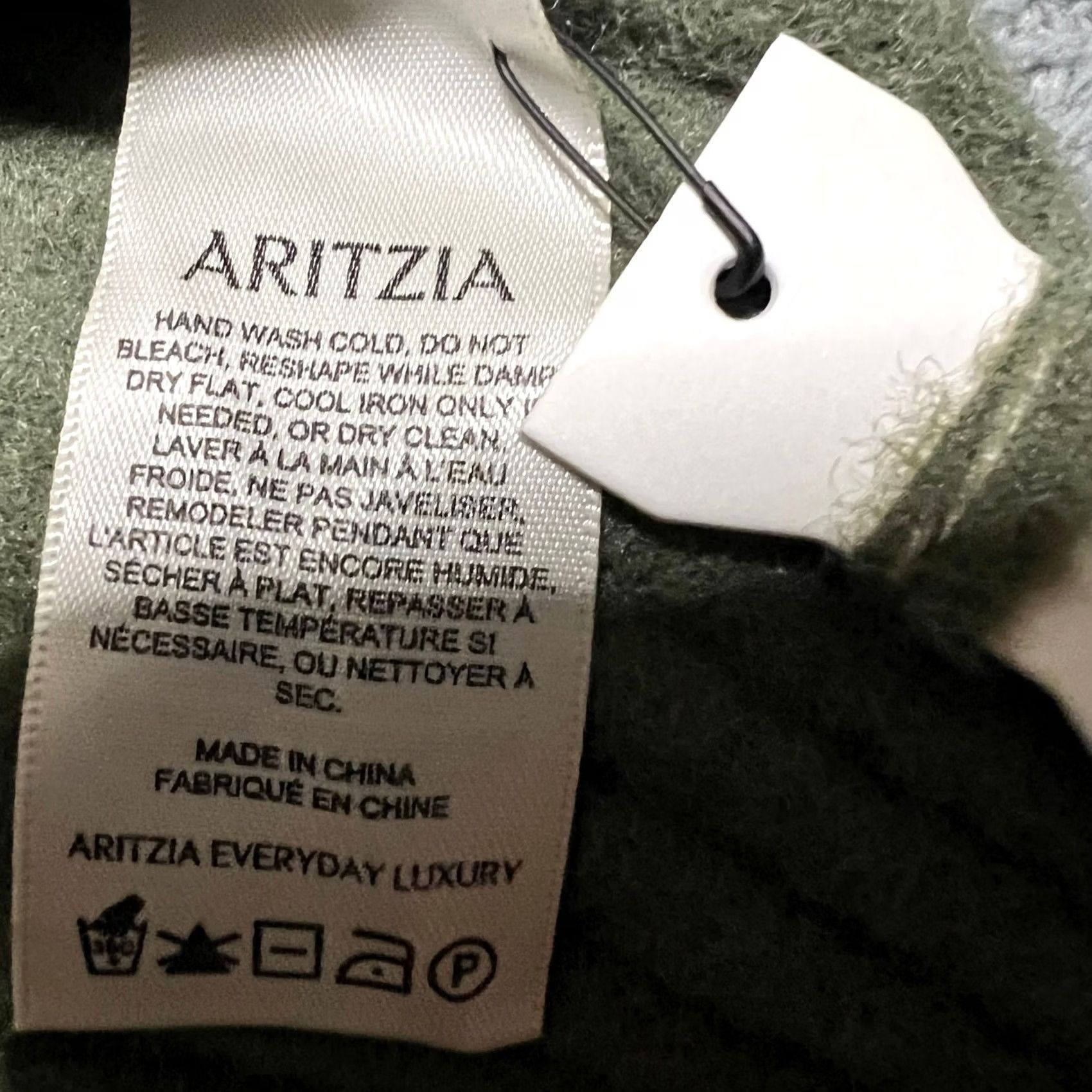 Aritzia Wilfred Free Dress Womens Small Hush Knit Station Midi Sweater Dress S Green Womens Swing Dress Size S / US 4 / IT 40 - 7 Thumbnail