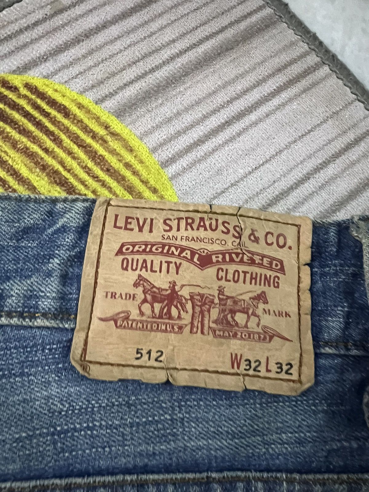 Levi's 💥FLARE💥VINTAGE LEVIS 512 DISTRESSED JEANS VERY RARE Size US 32 / EU 48 - 16 Thumbnail