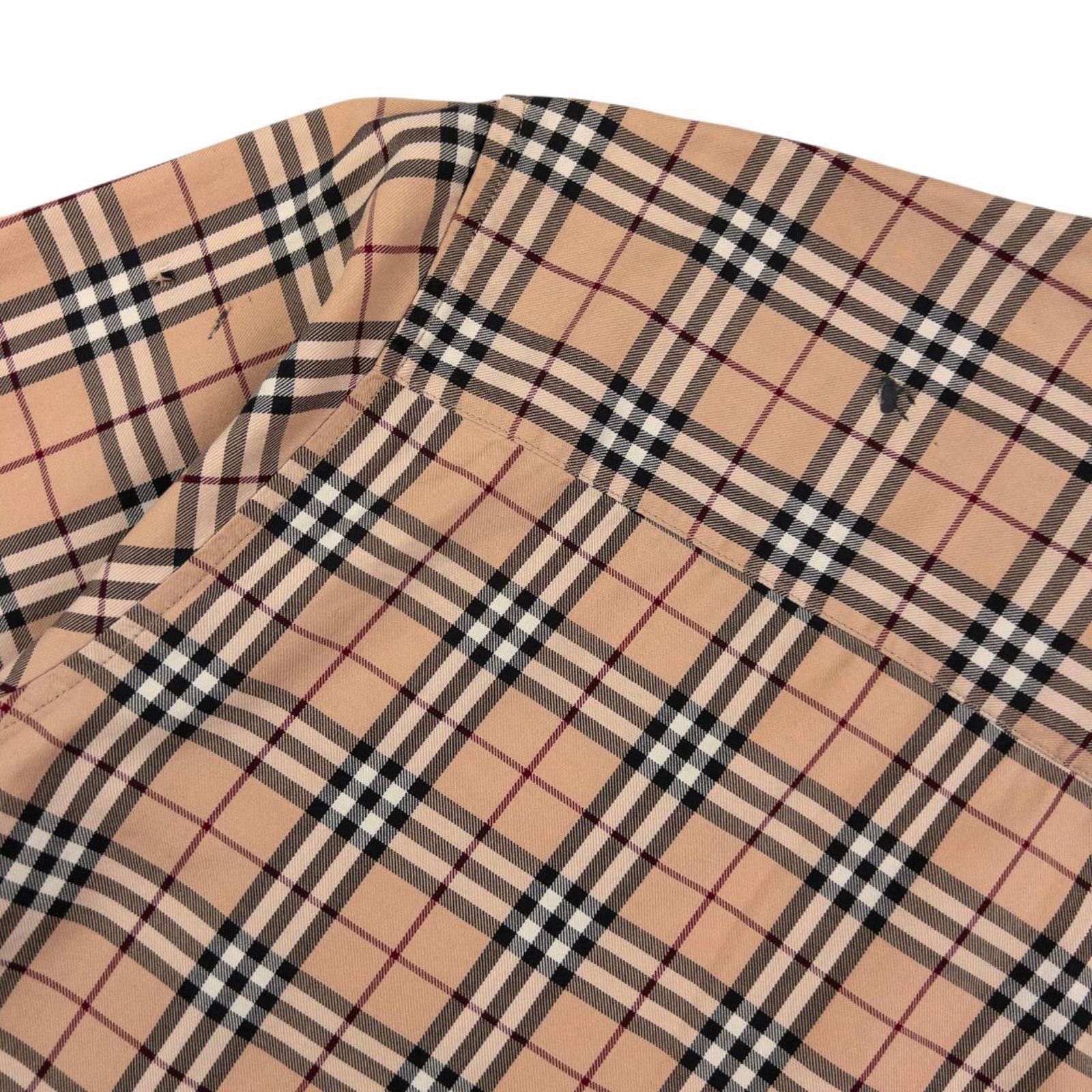 Burberry Vintage Burberry Nova Check Short Sleeve Button Up Size M Size US M / EU 48-50 / 2 - 4 Thumbnail
