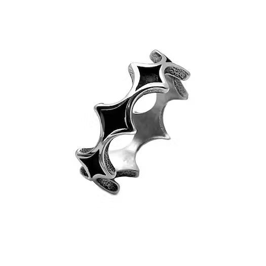 Jewelry Retro star ring Size ONE SIZE - 4 Thumbnail