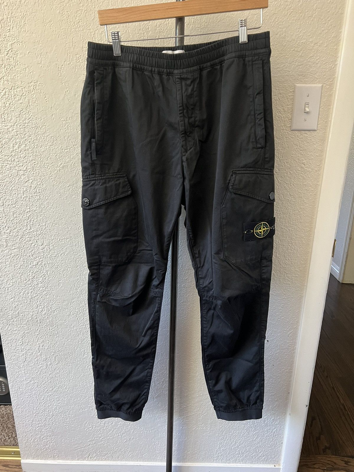 Stone Island Cotton/wool Cuffed Cargo Pants | Grailed