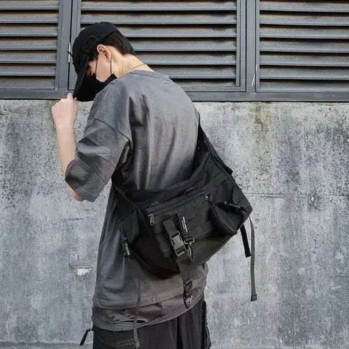 Japanese Brand Military utility messenger bag belt bag fanny pack Size ONE SIZE - 1 Thumbnail