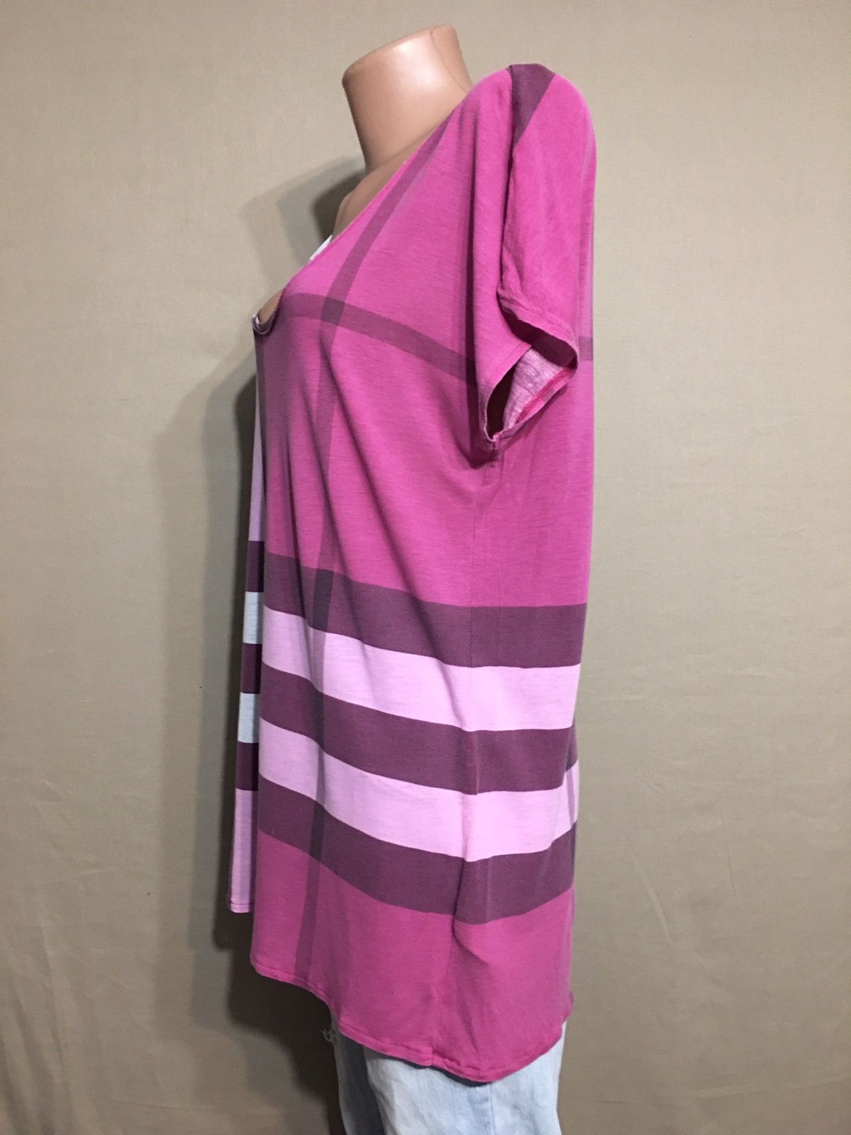 Burberry BURBERRY Brit Pink Womens T Shirt Size XL Size XL / US 12-14 / IT 48-50 - 3 Thumbnail