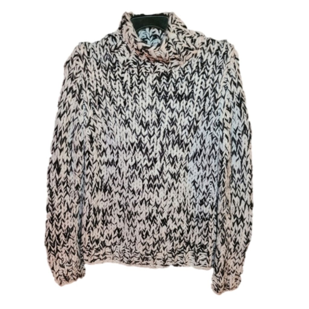Other White Crow, handmade sweater, black and white, Nwt, Small Size XS / US 0-2 / IT 36-38 - 1 Thumbnail
