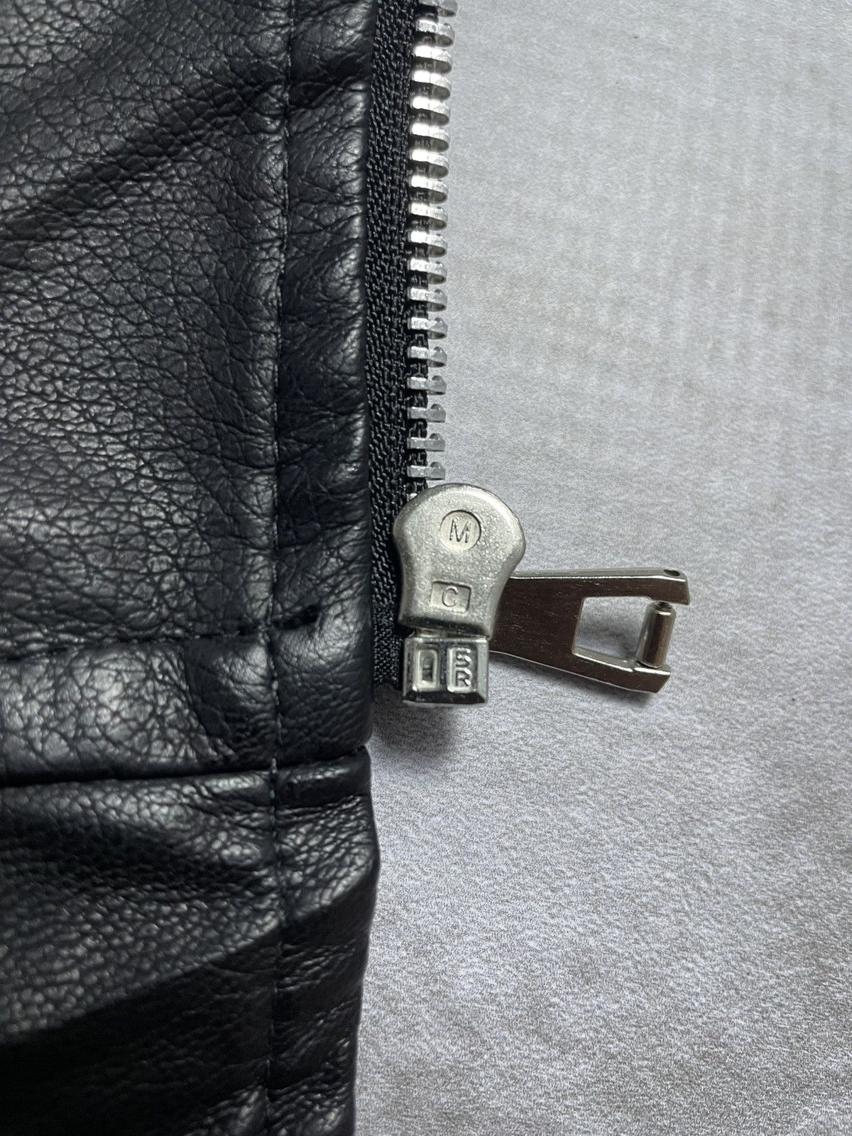 If Six Was Nine × Shein 2000’s Shein - Asymmetrical Leather Biker Jacket Size US L / EU 52-54 / 3 - 8 Thumbnail