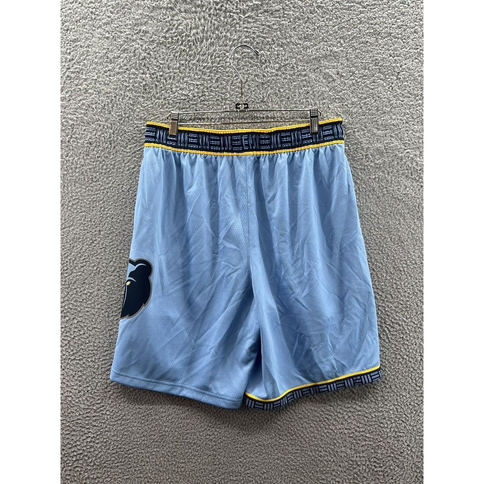 Nike Nike Memphis Grizzlies Swingman Team Game Issued Blue Shorts Size US 34 / EU 50 - 2 Thumbnail