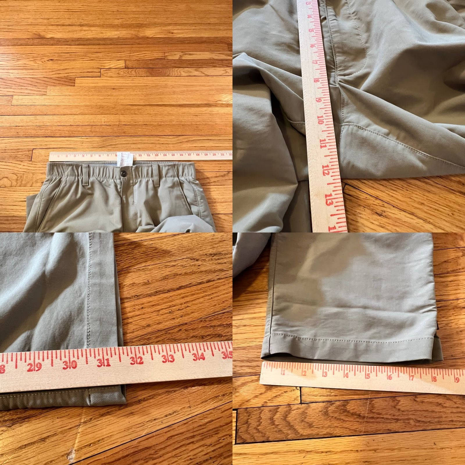 Under Armour Under Armour Pants Mens 36 X32 Performance Golf Straight Leg Tan Beige 36 Regular Men Chino Inseam 31 in Mens Size US 36 / EU 52 - 8 Thumbnail
