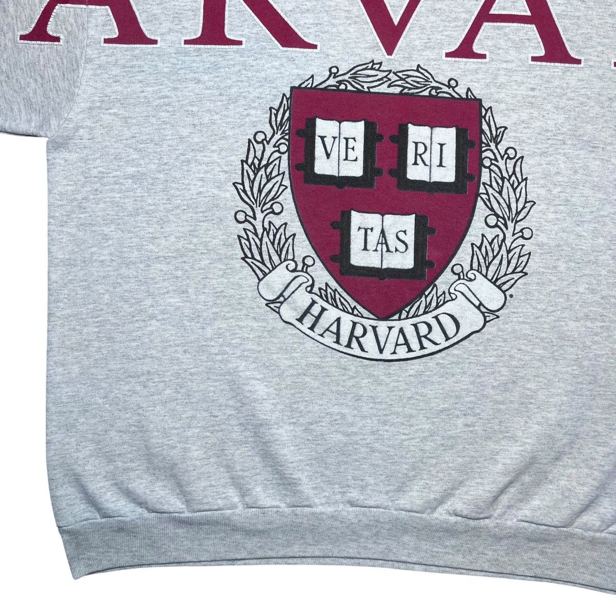 NCAA 1990s Harvard University Crimson Across Spell Out Sweatshirt Size US XL / EU 56 / 4 - 10 Thumbnail