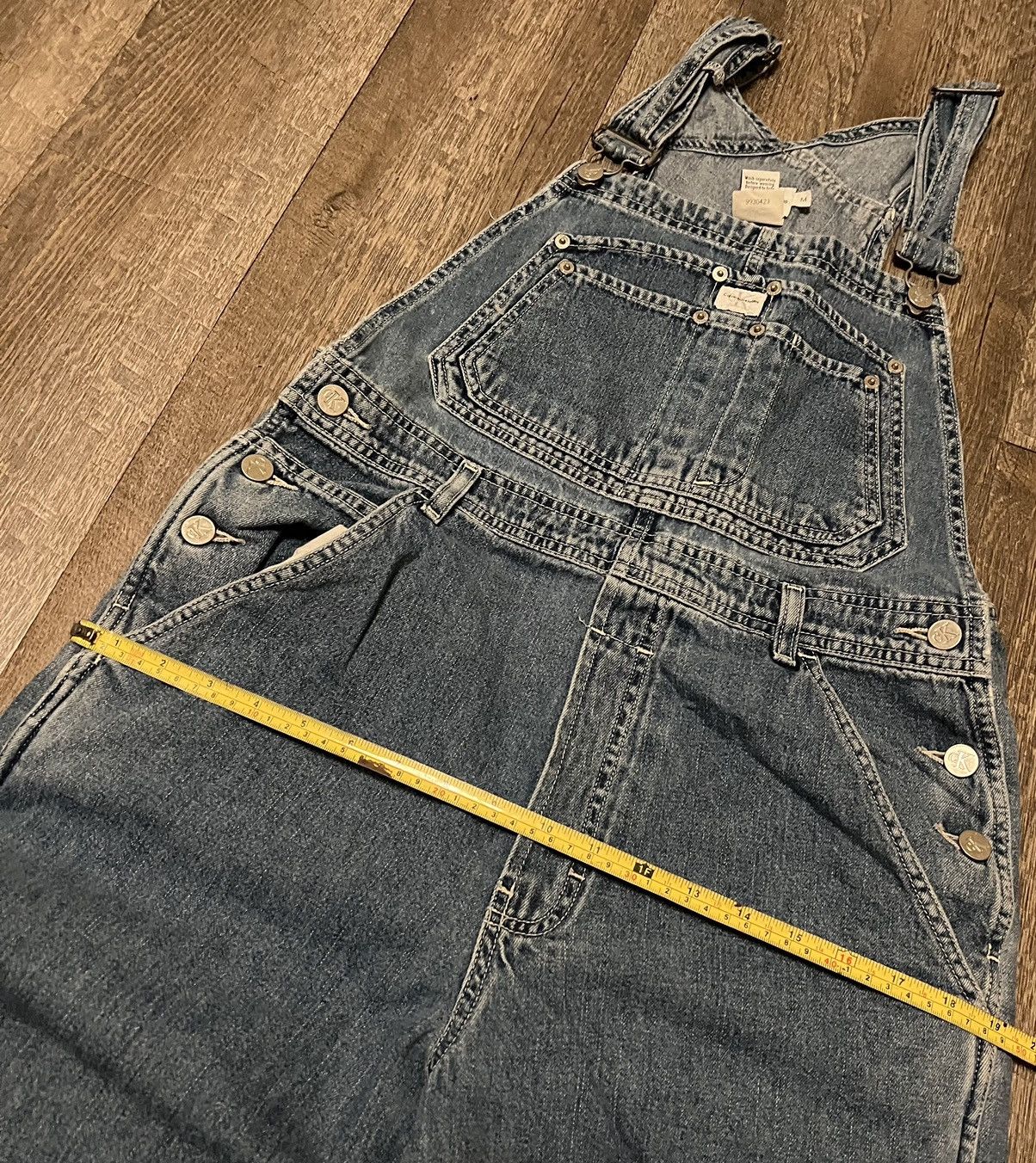 Vintage Vintage Calvin Klein Jeans Denim Overalls Size Medium Size US 33 - 8 Thumbnail