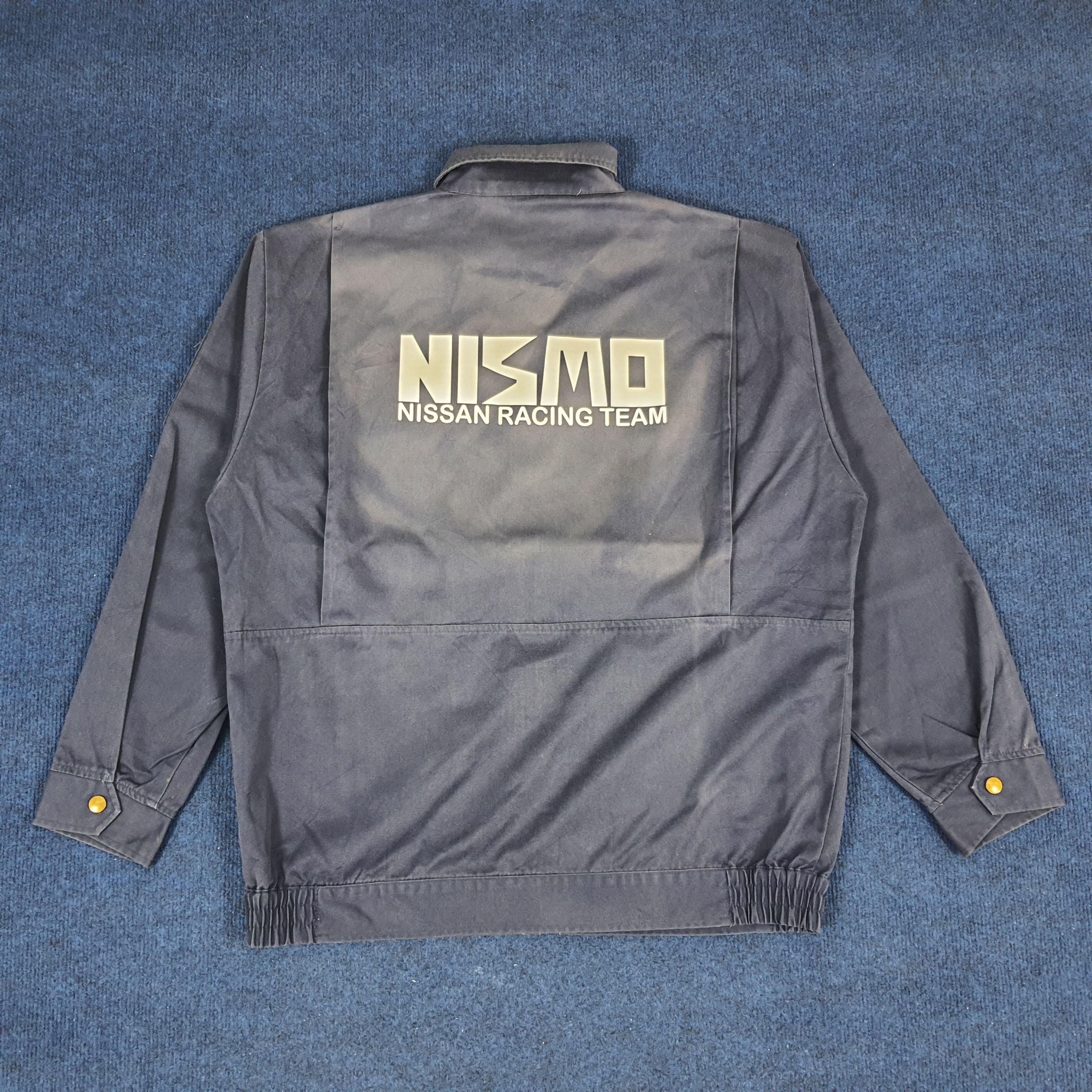 Japanese Brand × Vintage Vintage NISMO Nissan Racing Team Custom Work Jacket Size US L / EU 52-54 / 3 - 1 Thumbnail
