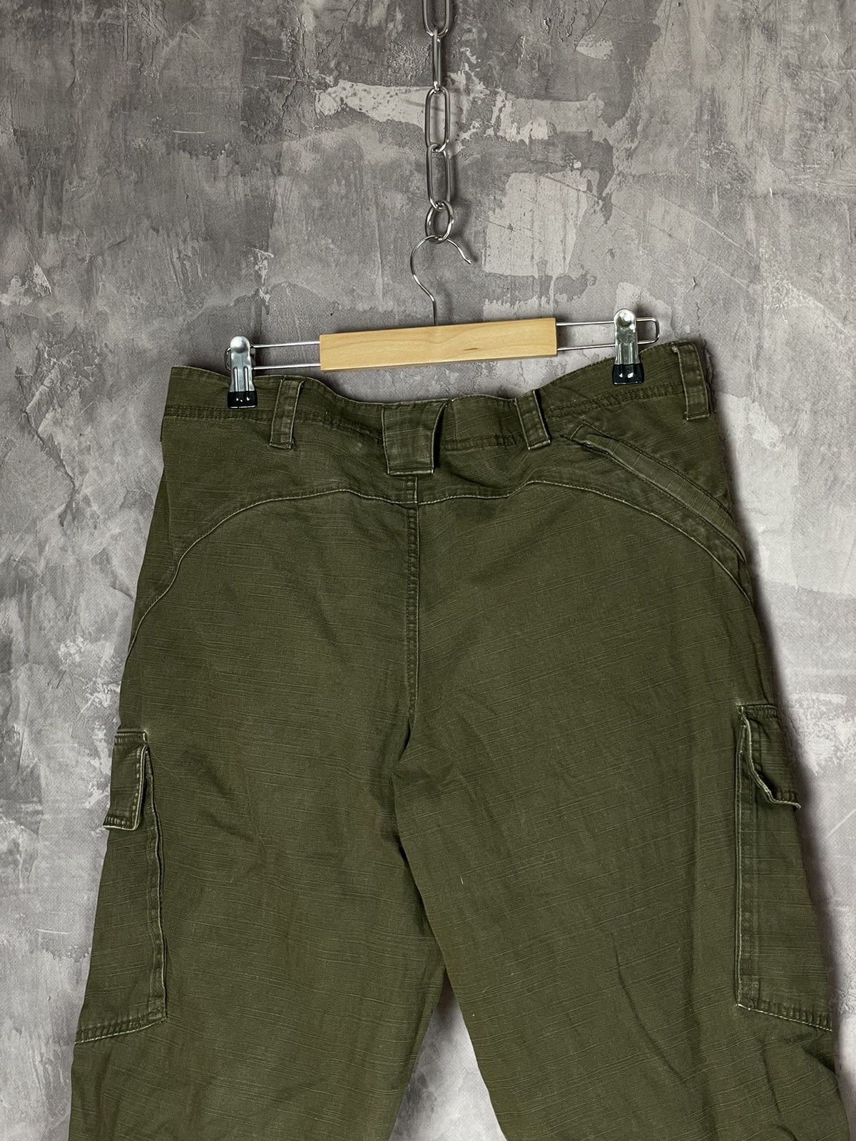 Other Nike Vintage Faded Cropped Cargo Pants Breeches Size US 32 / EU 48 - 7 Thumbnail
