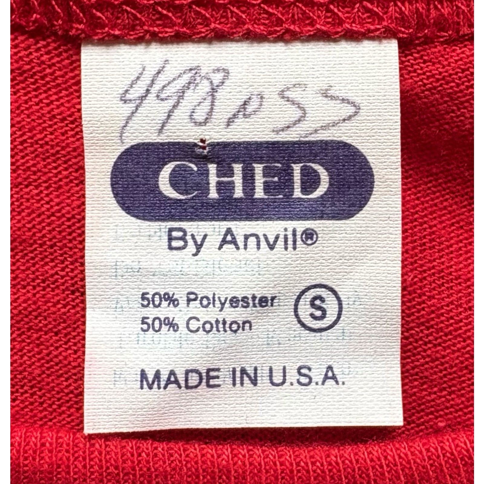 Anvil VINTAGE land shark tank top shirt Mens S NOS NWS 90s USA made Anvil red 50/50 cotton poly 90s theme Tank Top Mens Size US S / EU 44-46 / 1 - 5 Thumbnail