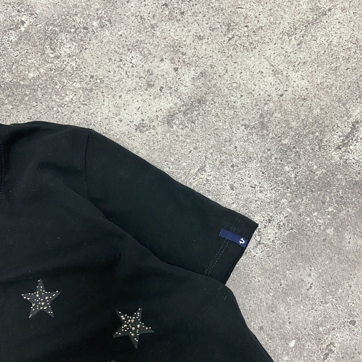 True Religion Vintage 00s True Religion USA Glitter tee y2k black L hype Size S / US 4 / IT 40 - 6 Thumbnail