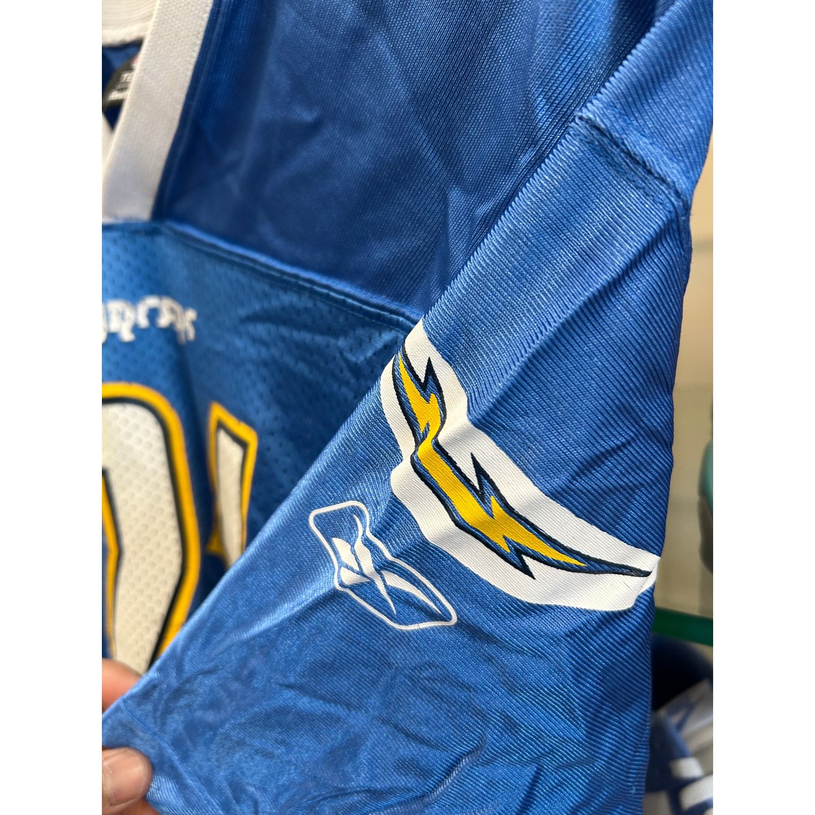 Reebok San Diego Chargers LaDainian Tomlinson #21 jersey XL B12 Size US XL / EU 56 / 4 - 5 Thumbnail