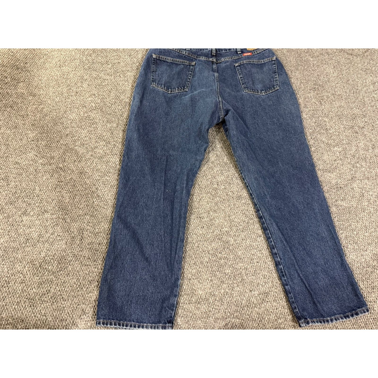 Wrangler Wrangler jeans mens 42x30 blue straight leg denim classic cowboy Size US 42 / EU 58 - 5 Thumbnail