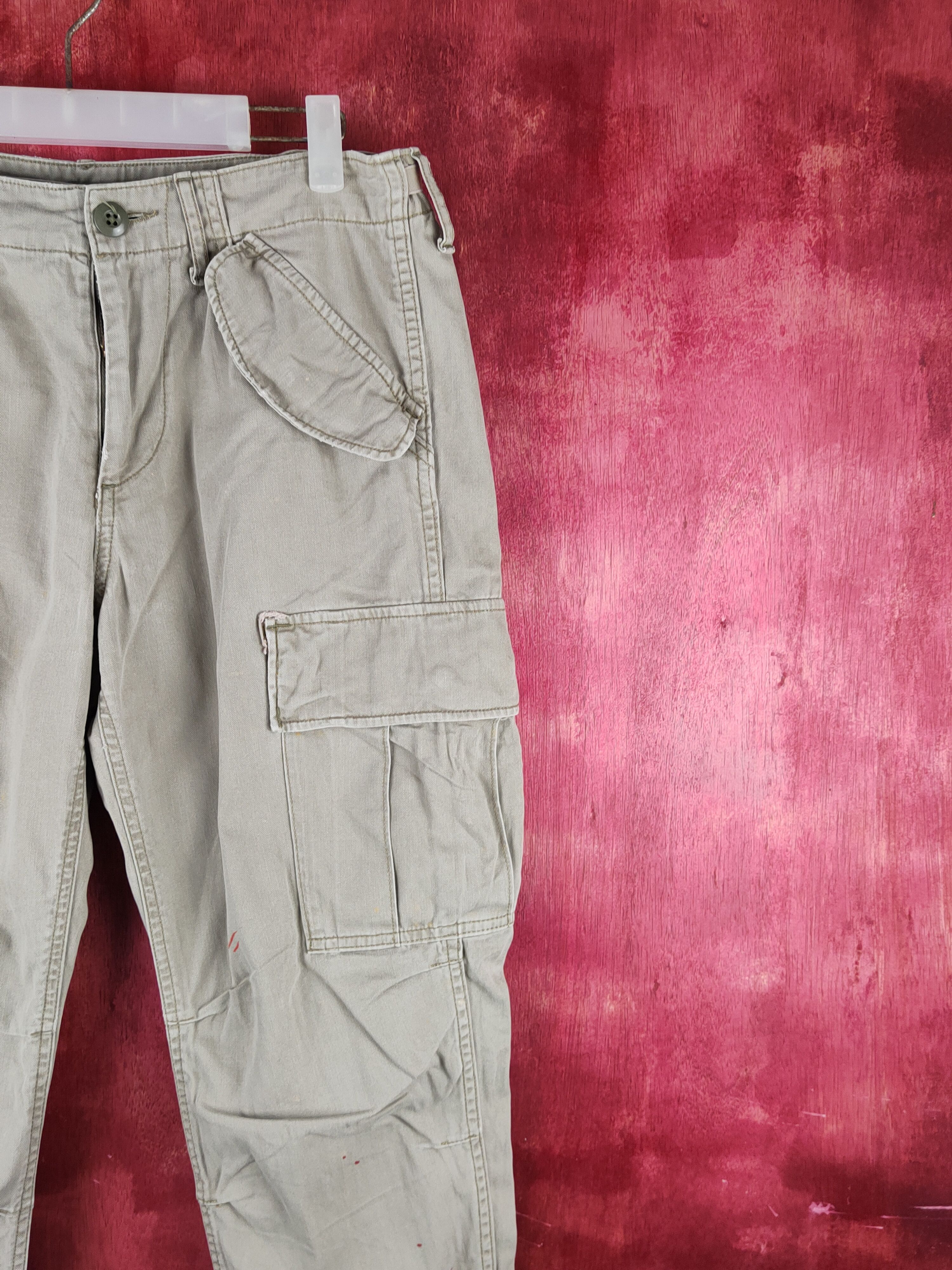 Polo Ralph Lauren Ralph Lauren Beige Multipocket Tactical Denim #S1471 Size US 30 / EU 46 - 6 Thumbnail