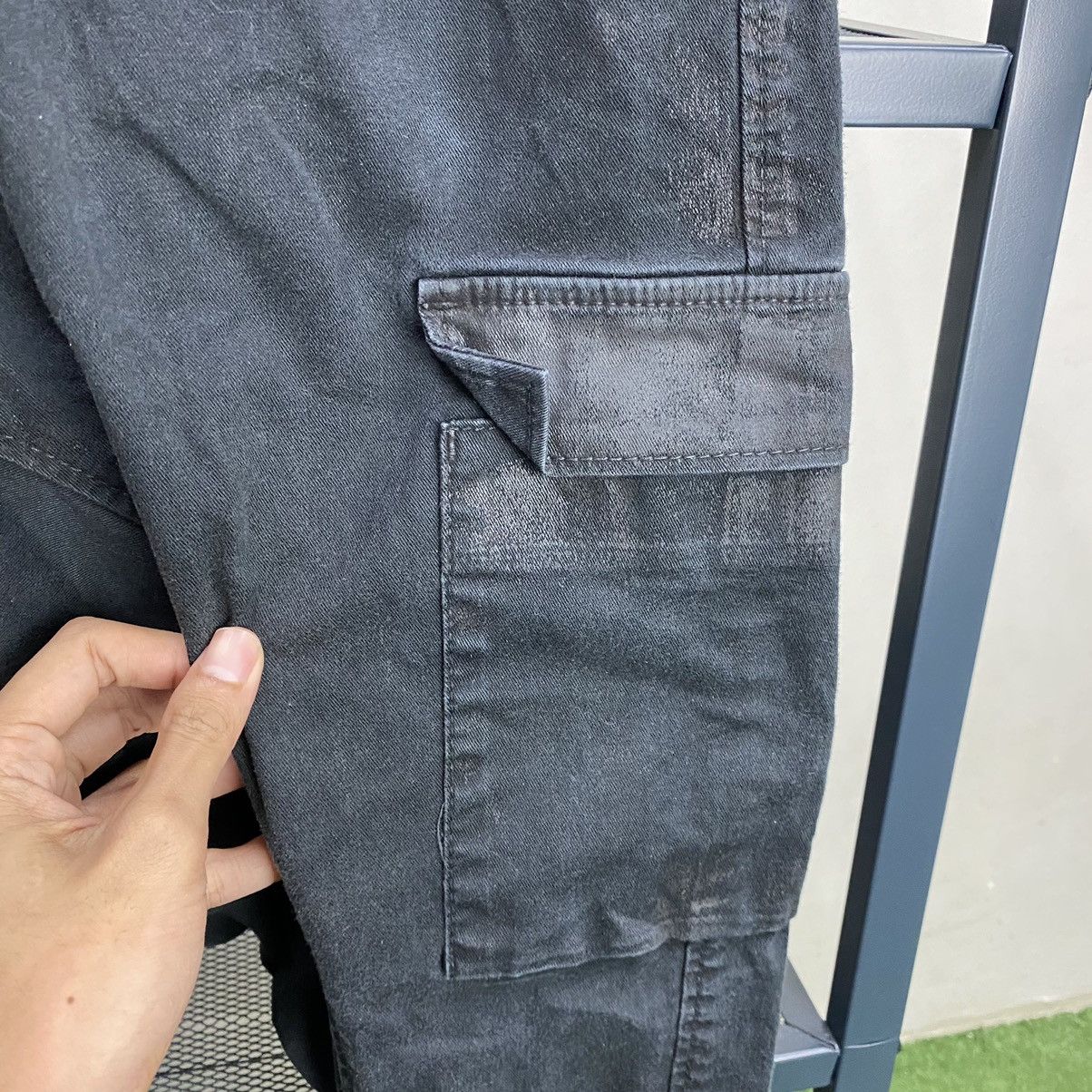 Gostar De Fuga Flared Drop Crotch Baggy Cargo Pants