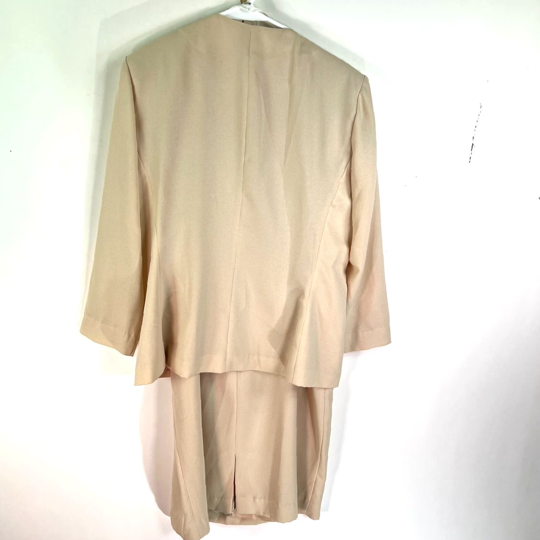 Vintage Vintage Jeffery & Dara Ivory Blazer Set Women Size 12 2-Piece Dress Suit 80s 90s Evening Size XL / US 12-14 / IT 48-50 - 6 Thumbnail