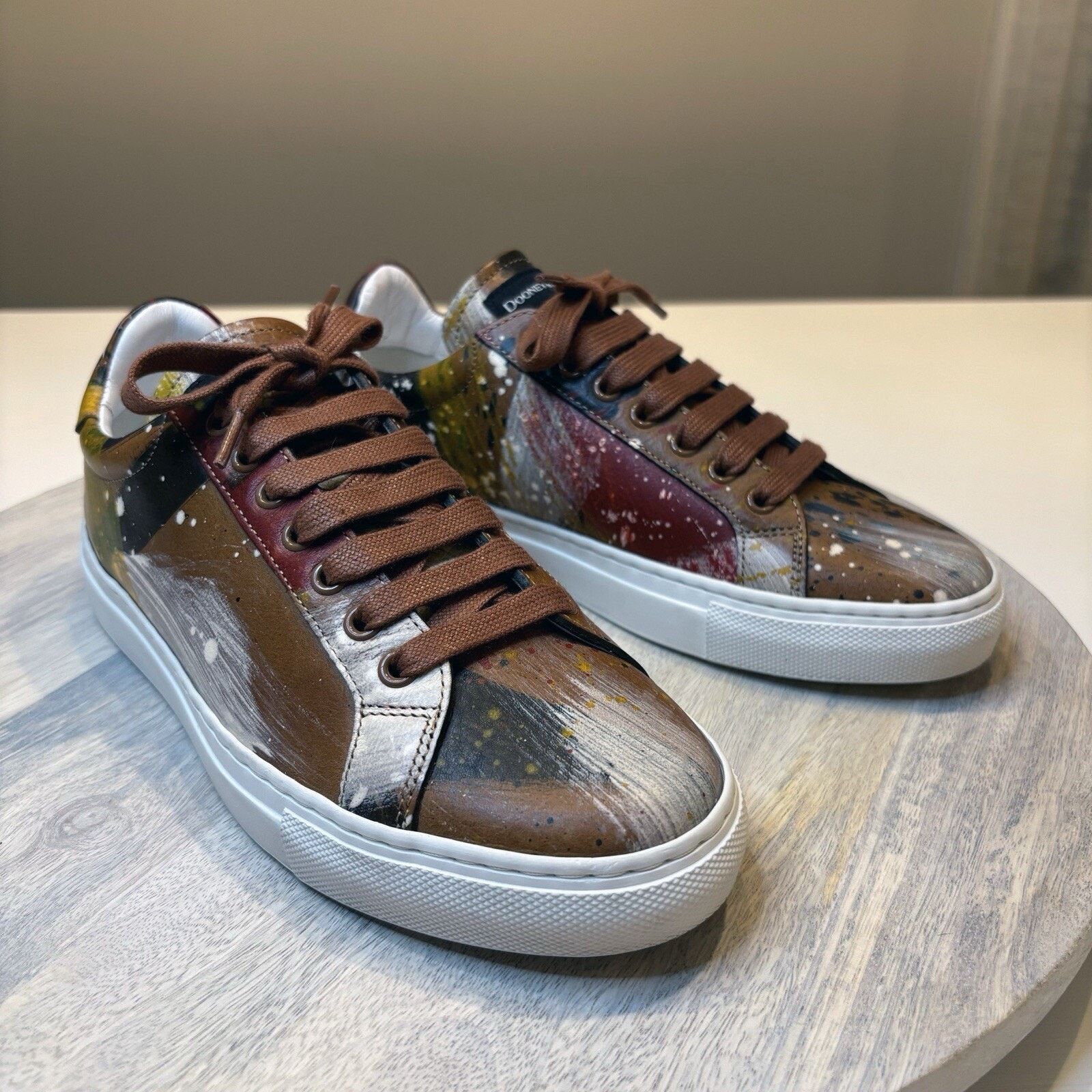 Dooney & Bourke Dooney & Bourke Florentine Dipinta Leather Sneakers Size 7 Size US 7 / IT 37 - 1 Thumbnail