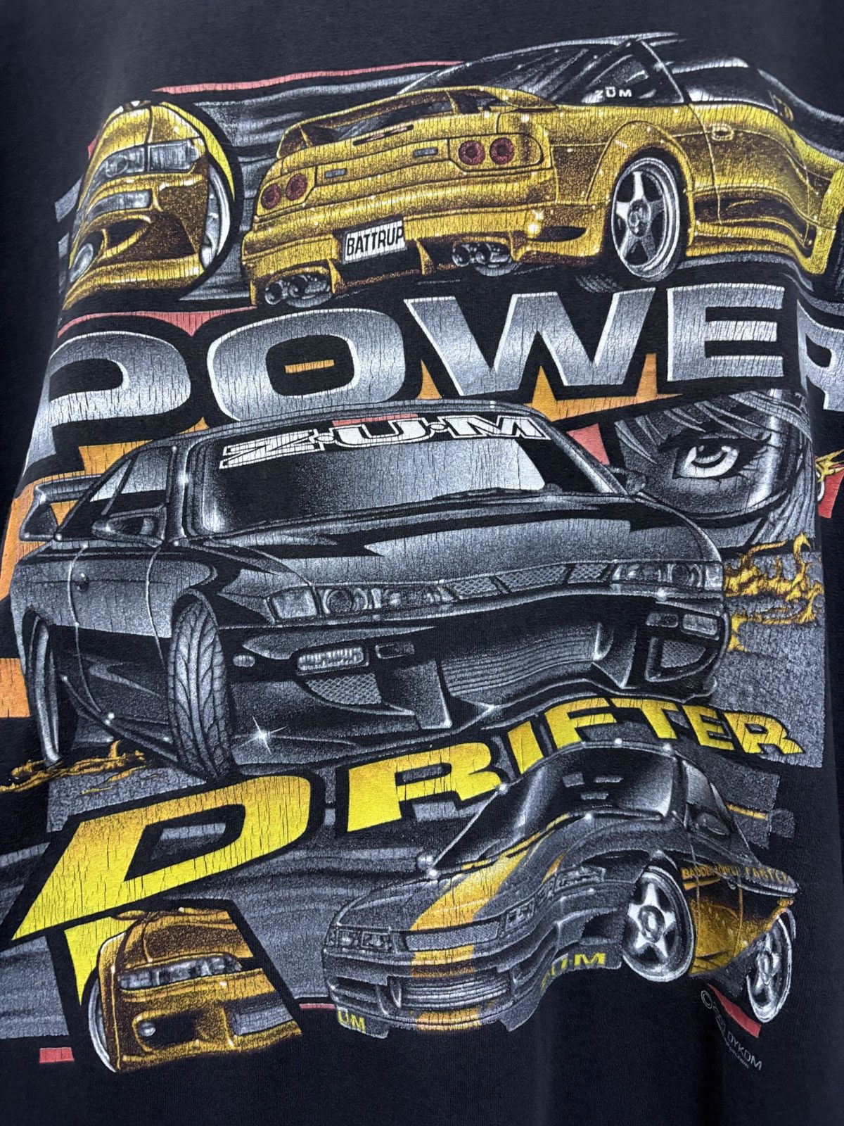 Vintage 2000's Zum Speed High Perfomance / Power Drifter JDM T-Shirt Size US XL / EU 56 / 4 - 5 Thumbnail