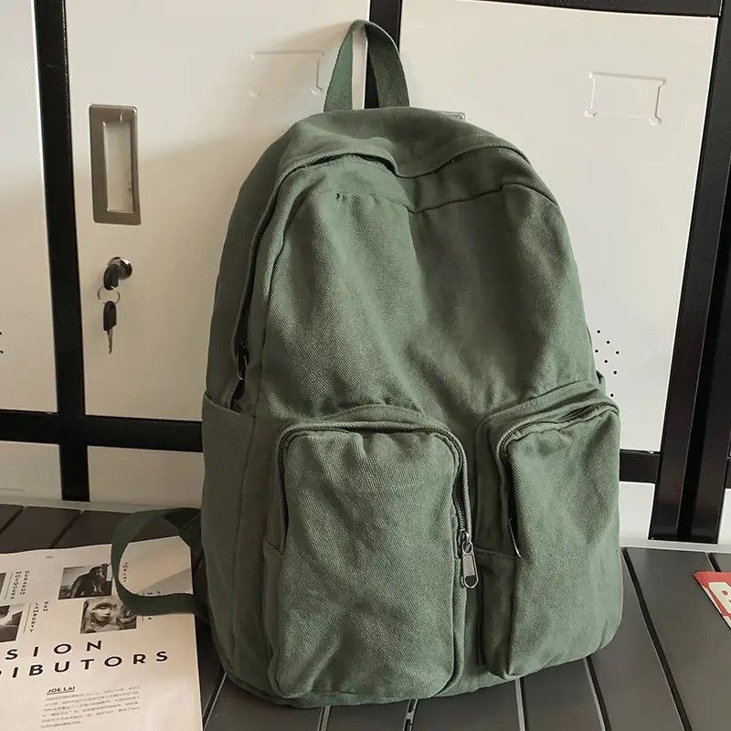 Japanese Brand Green Travel Backpack Size ONE SIZE - 4 Thumbnail