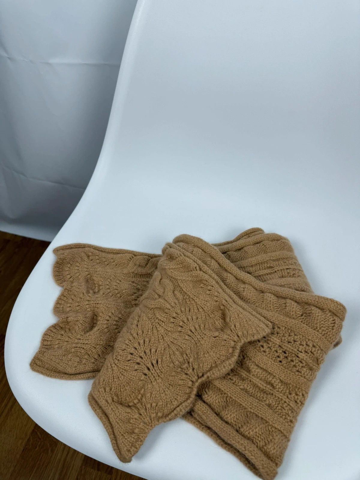 Lauren Ralph Lauren Lauren Ralph Lauren Wool Structured Knit Scarf Size ONE SIZE - 9 Thumbnail