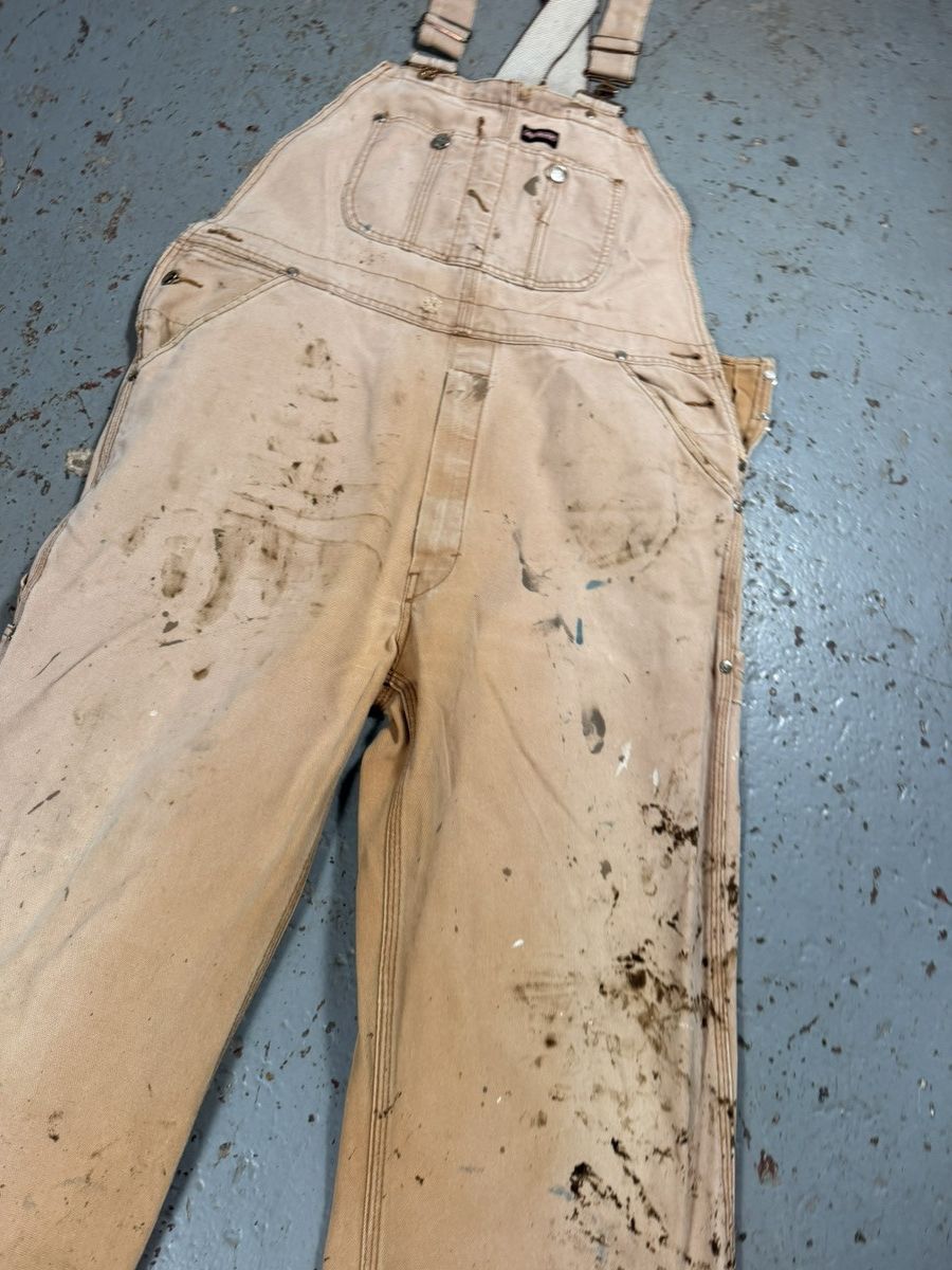 Dickies Insane Distressed Dickies Beige Painter Overalls Size US 42 / EU 58 - 7 Thumbnail