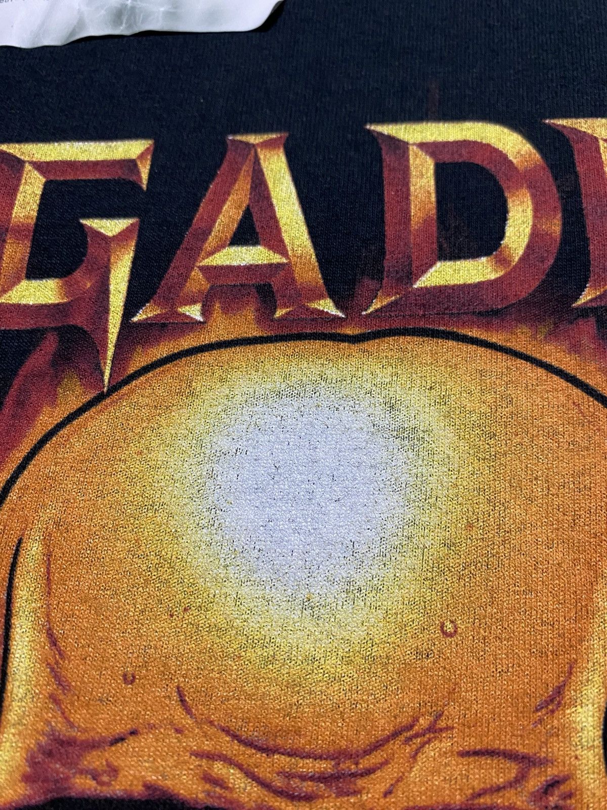 Gildan Megadeth Vic Flames Big logo band rock longsleeve t shirt Size US M / EU 48-50 / 2 - 6 Thumbnail