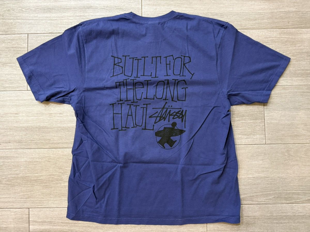 Stussy Stussy Long Haul Pigment Dyed Indigo Tee T-Shirt Sz L Large Size US L / EU 52-54 / 3 - 7 Thumbnail