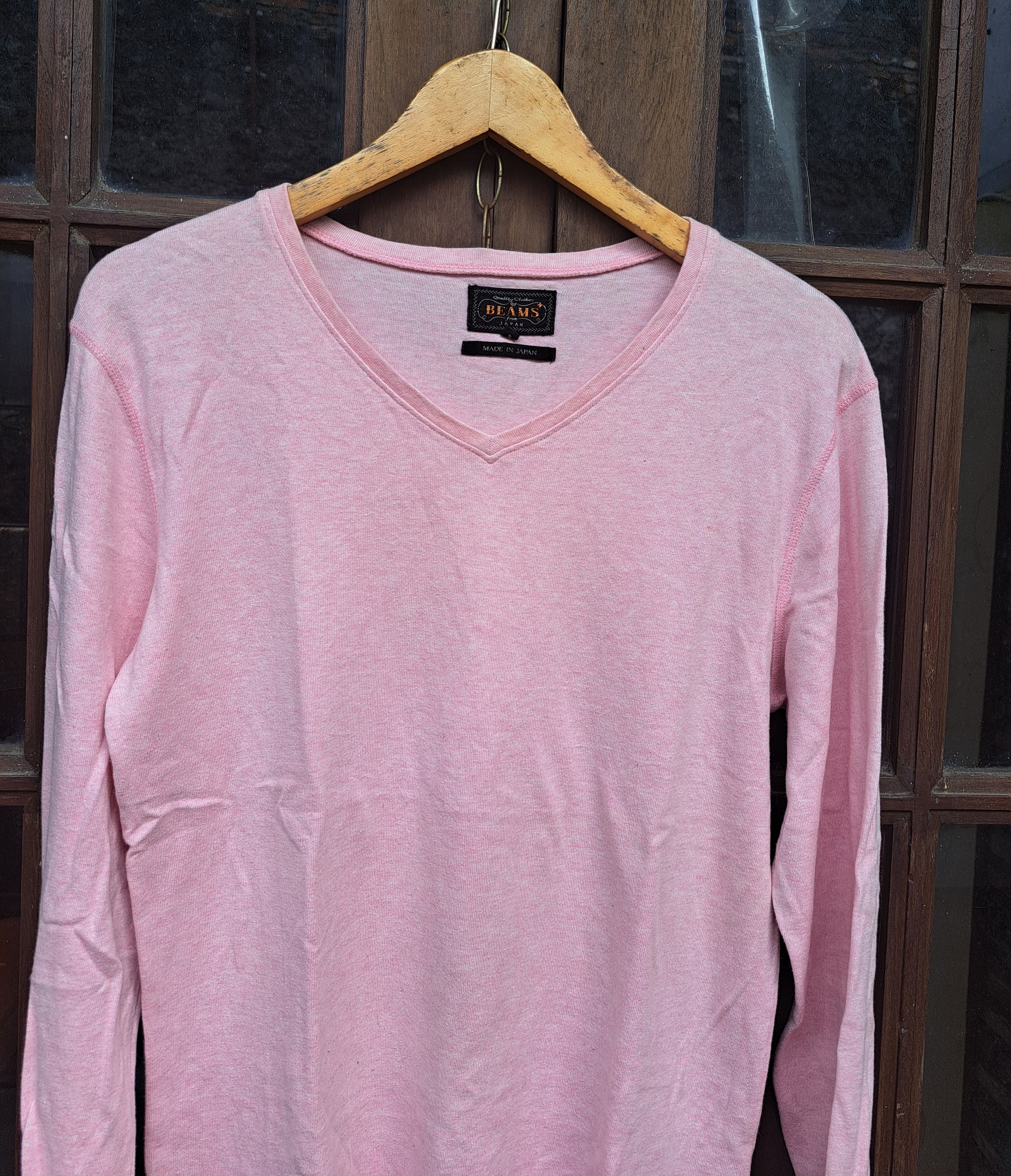 Beams Plus Beams plus V neck Tshirt Longsleeve Small Beams + Size US S / EU 44-46 / 1 - 2 Thumbnail