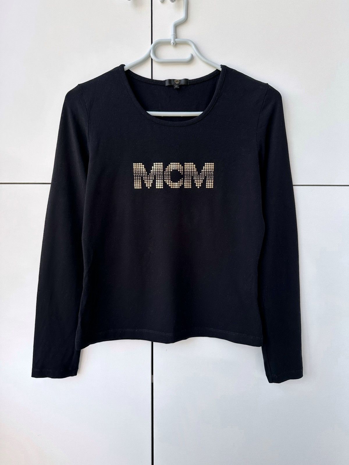 MCM Logo Long Sleeve Black
