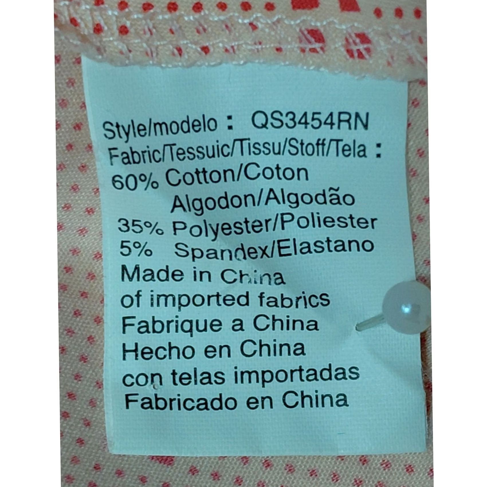 Calvin Klein Calvin Klein Skirt Womens 14 Pink Polka Dot Lightweight Women Size Size 36" / US 14 / IT 50 - 7 Thumbnail