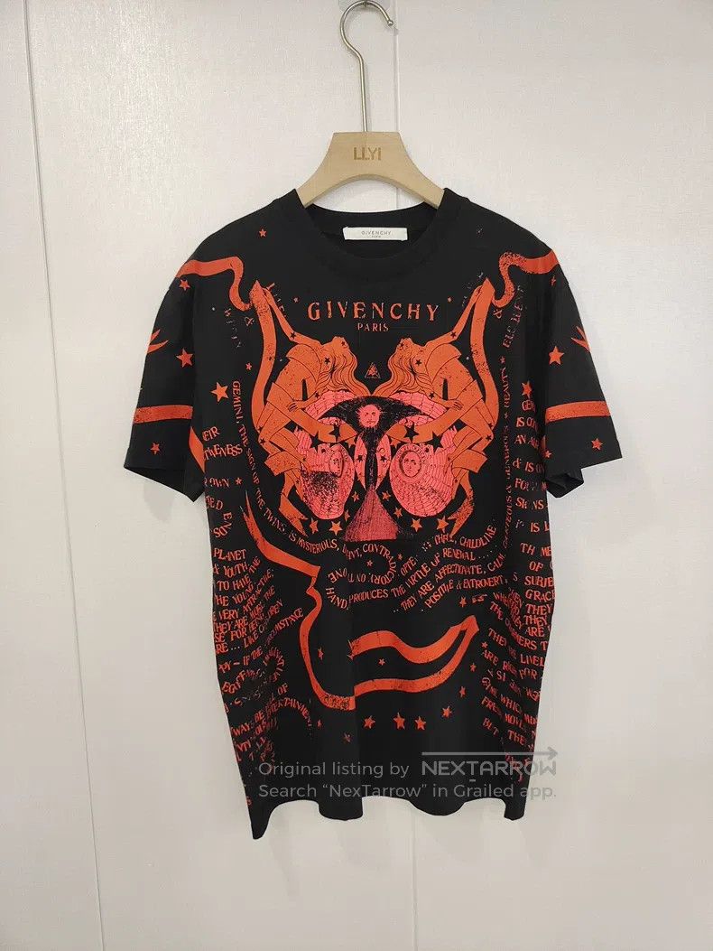 Givenchy Givenchy Black T-shirt Red Owl Print Size US XS / EU 42 / 0 - 1 Thumbnail