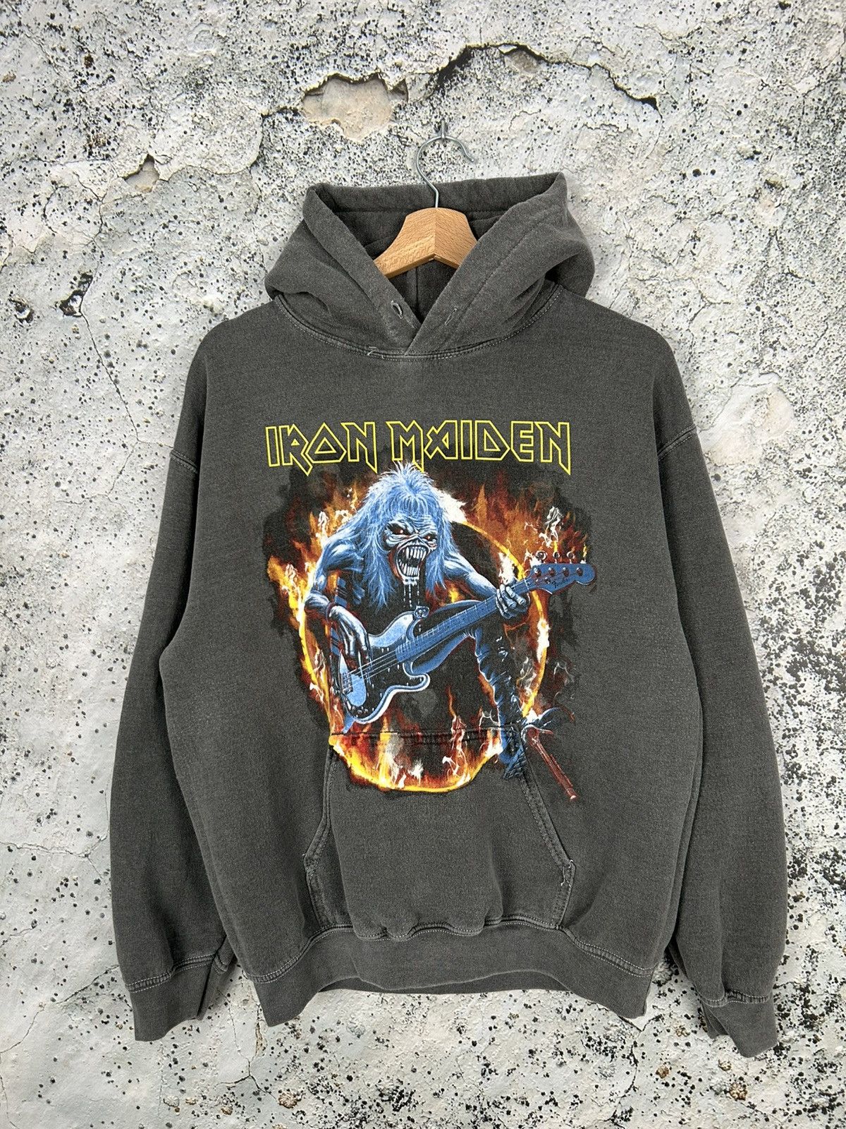 Vintage Iron Maiden Rock Band Metal Hoodie Hardcore Skate Boxy Size US XS / EU 42 / 0 - 1 Thumbnail