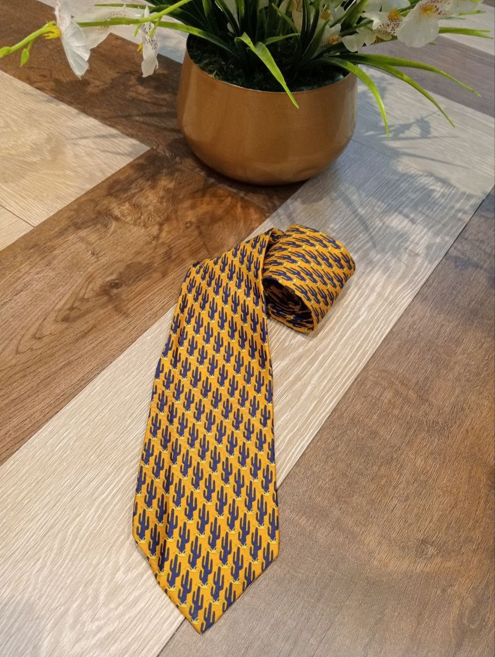 Gucci VINTAGE GUCCI SILK TIE Size ONE SIZE - 2 Thumbnail
