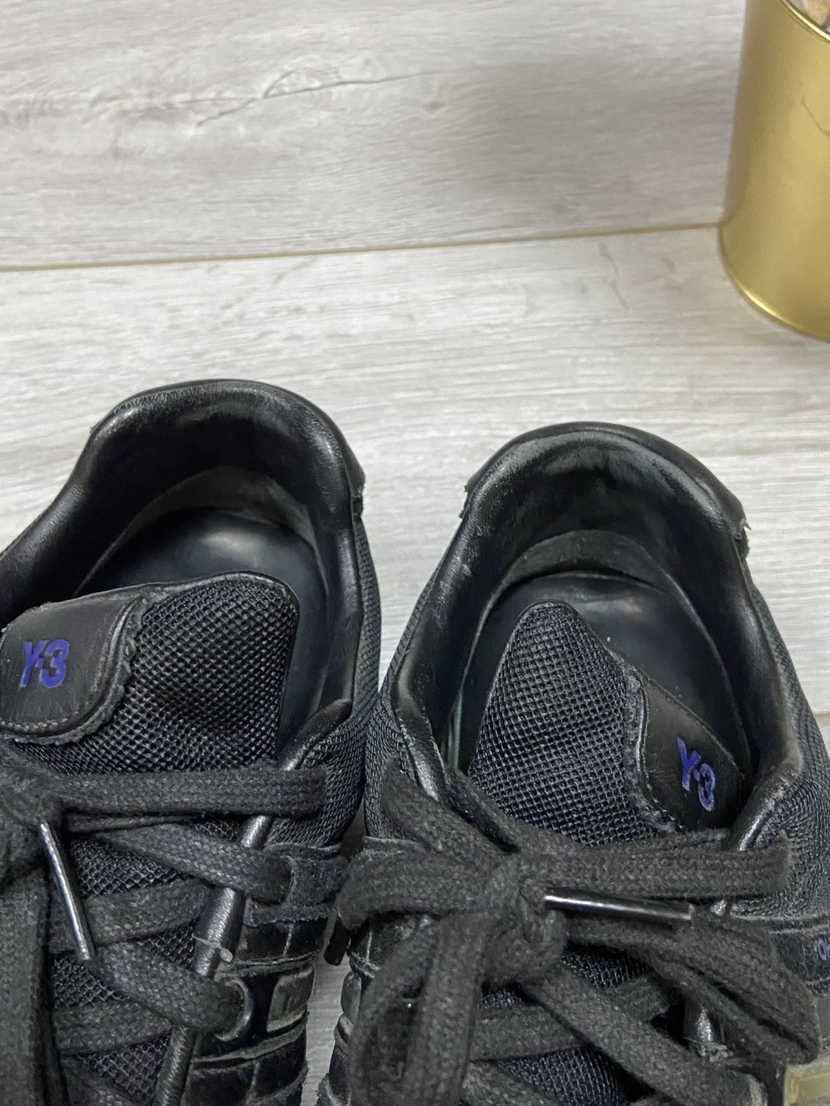 Adidas Y-3 Yohji vintage leather boxers trainers sneakers shoes Size US 8.5 / EU 41-42 - 17 Thumbnail
