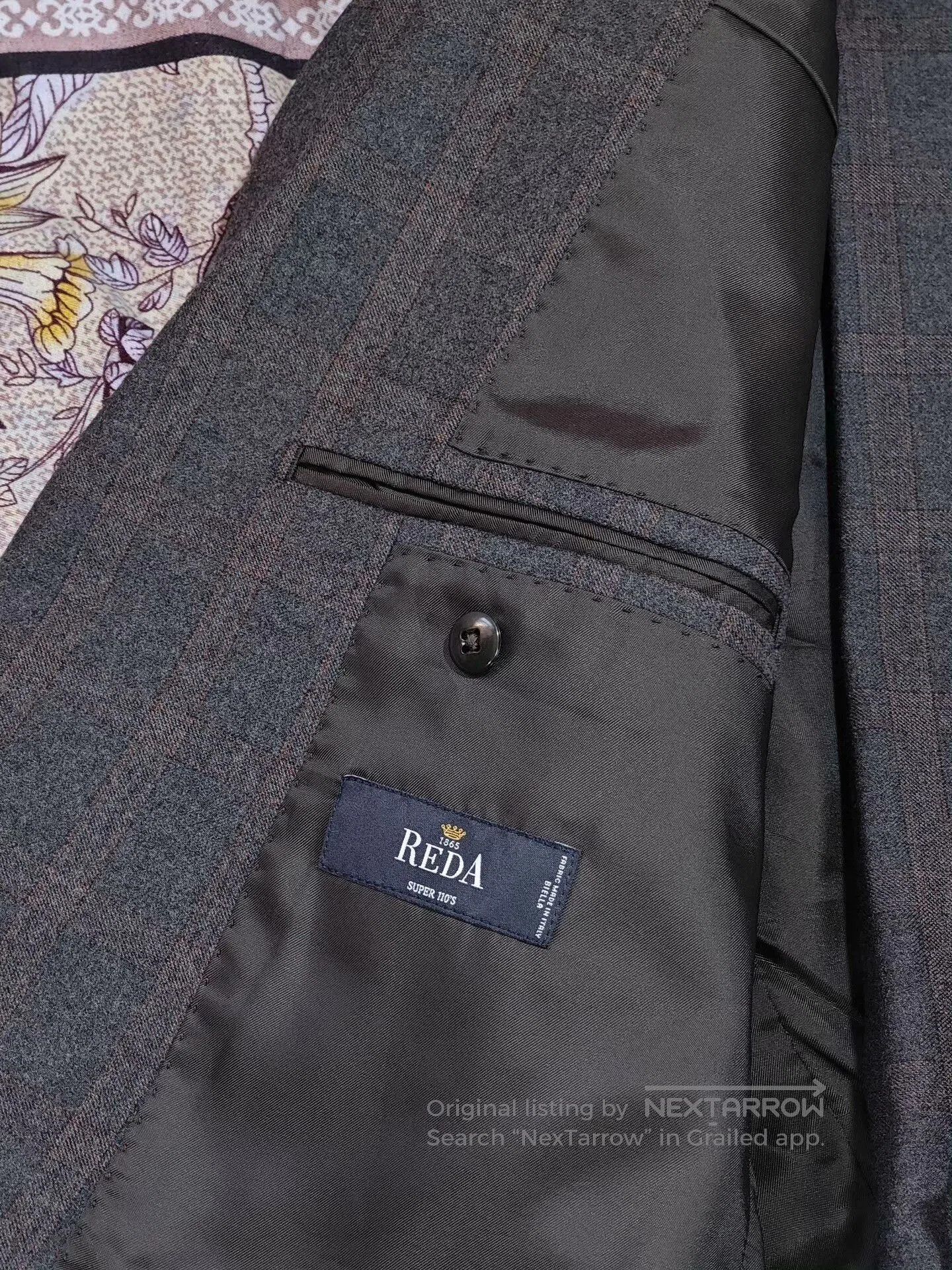 Boglioli Custom Wool Suit Set from Italy. Size US M / EU 48-50 / 2 - 6 Thumbnail