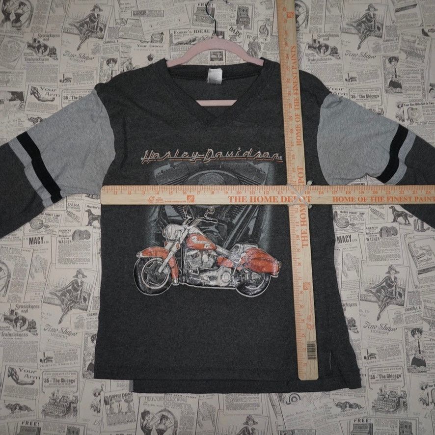 Harley Davidson Large - Vintage Y2K Harley Davidson 2000s LS femme t-shirt Size L / US 10 / IT 46 - 4 Thumbnail