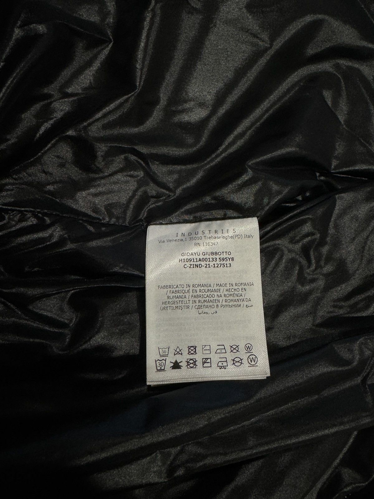 Moncler Moncler Gidayu Logo Print Nylon Jacket Size US L / EU 52-54 / 3 - 8 Thumbnail