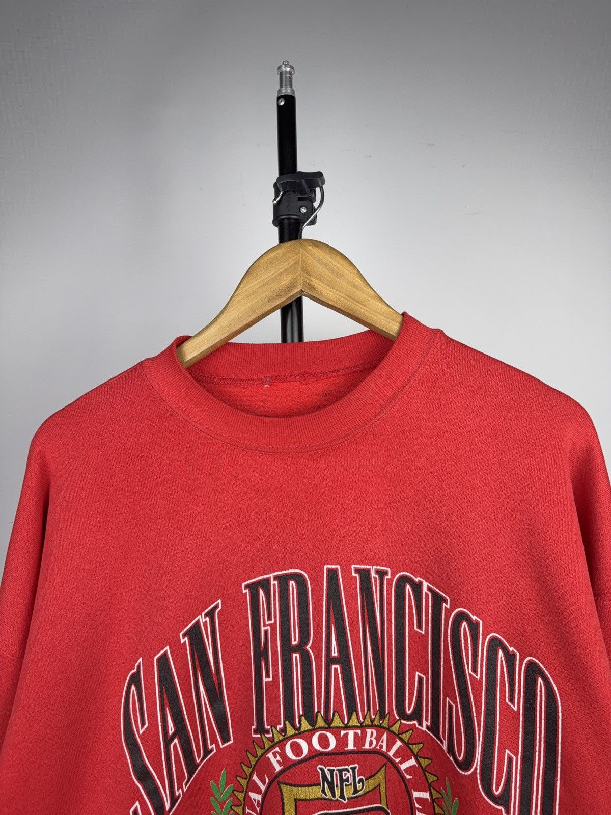 NFL Vintage 1993 49ers Nutmeg Mills Sweatshirt San Francisco NFL Size US XL / EU 56 / 4 - 2 Thumbnail